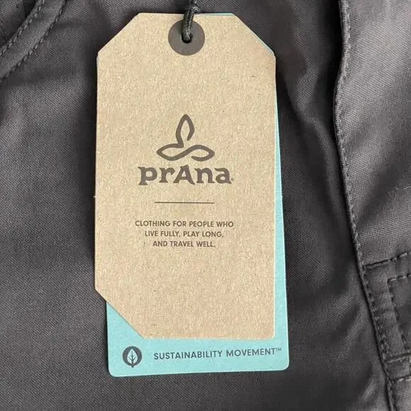 2/$30 NWT prAna Brion Short 11 inch W28 Charcoal Abrasion Resistant Reinforced - Picture 15 of 16